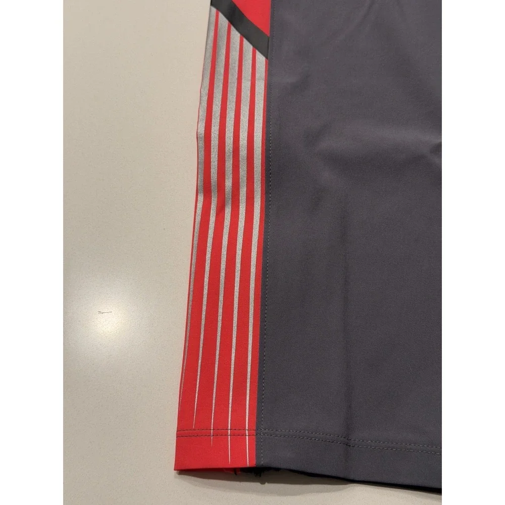 Under Armour UA Velociti Storm Mens Gray Red Training Pants 6005899 Large NWT